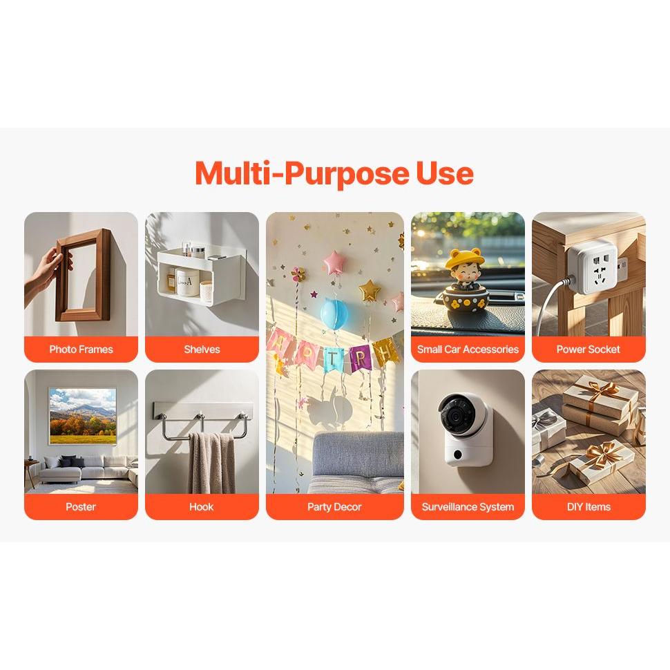 Double-Sided Tape - Waterproof & Heat-Resistant Adhesive for DIY