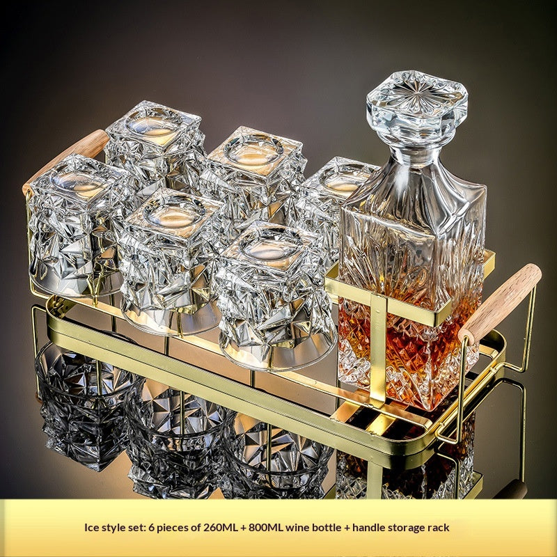 Premium Whiskey Glass and Decanter Set - Multiple Styles & Designs