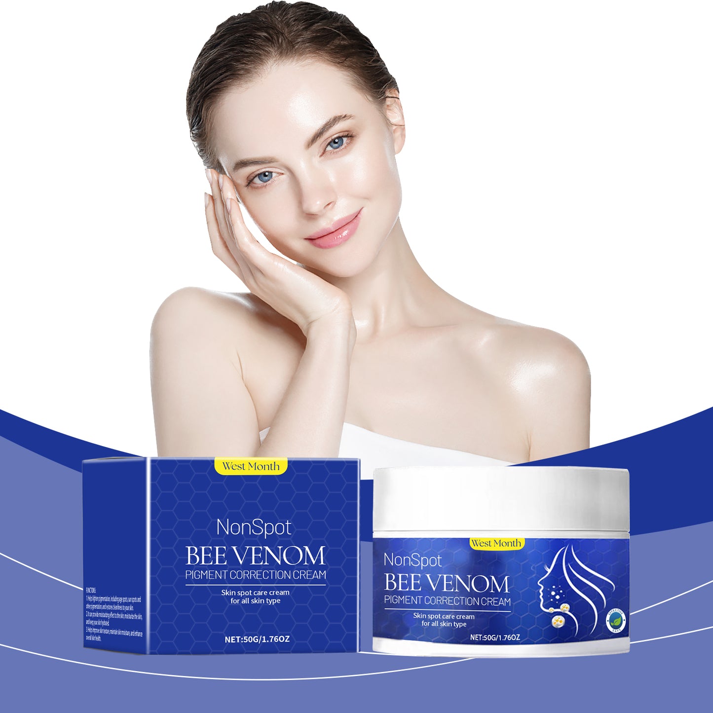 Bee Venom Moisturizing Body Cream with Hyaluronic Acid & Niacinamide