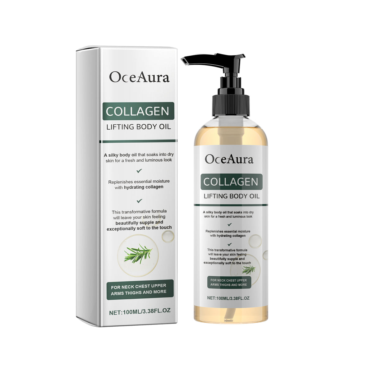 Collagen Firming Body Oil - Hydrating Massage Oil 100ml