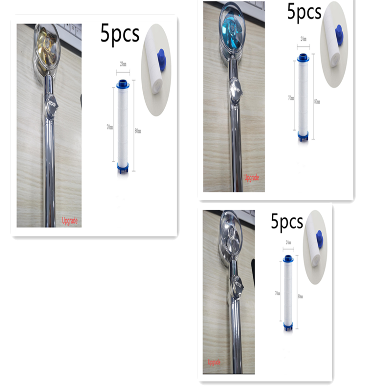 High Pressure Turbo Shower Head with Water Saving Feature & 360° Fan Extension