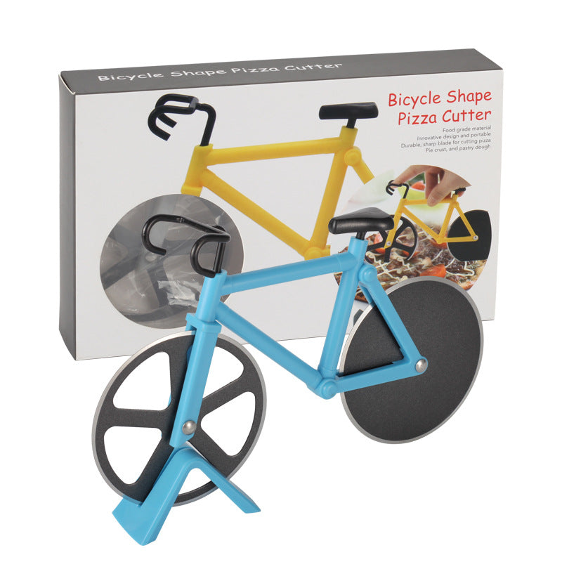 Stainless Steel Bicycle Pizza Cutter Multi-Function Kitchen Knife