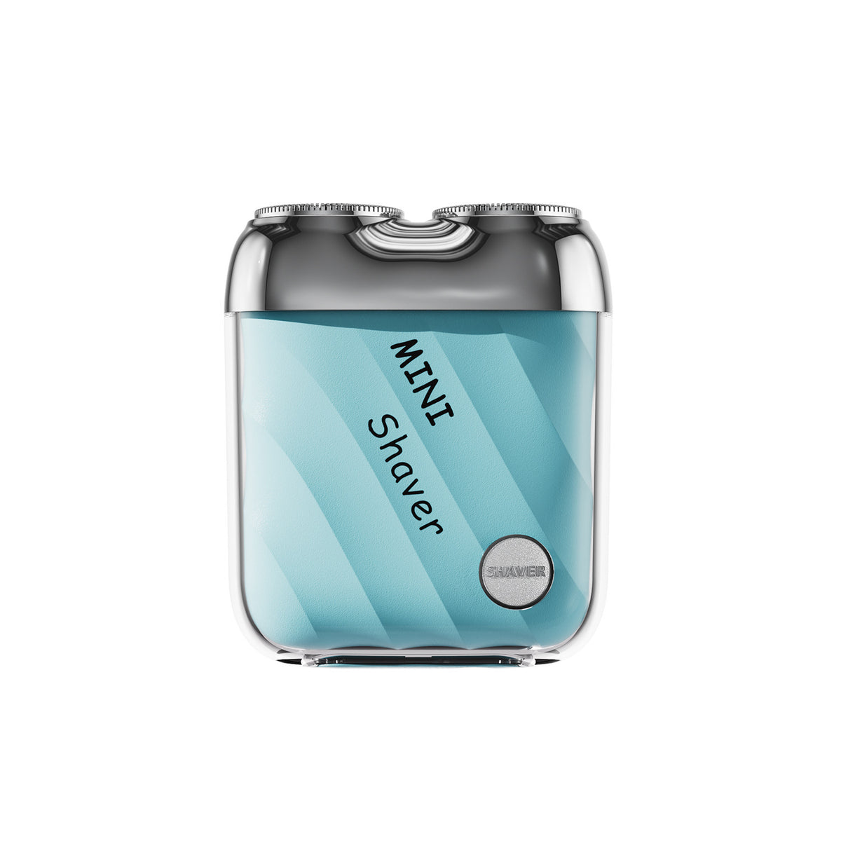 Portable Rechargeable Electric Shaver with Dual Cutter Head