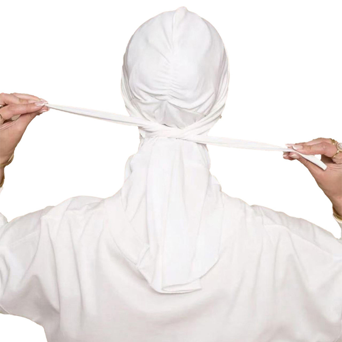 Women's Hand-Embroidered Polyester Headscarf - Sun Protection & Warmth