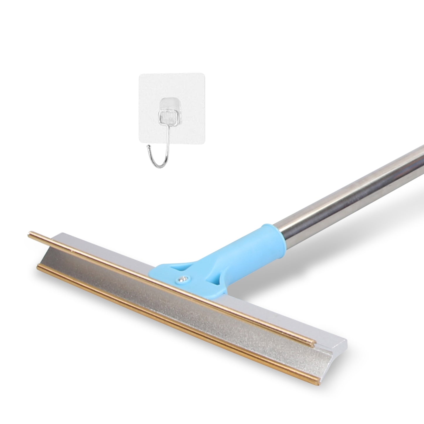Pet Hair Removal Rake with Adjustable Telescopic Rod - Multi-Fabric Dog & Cat Hair Scraper