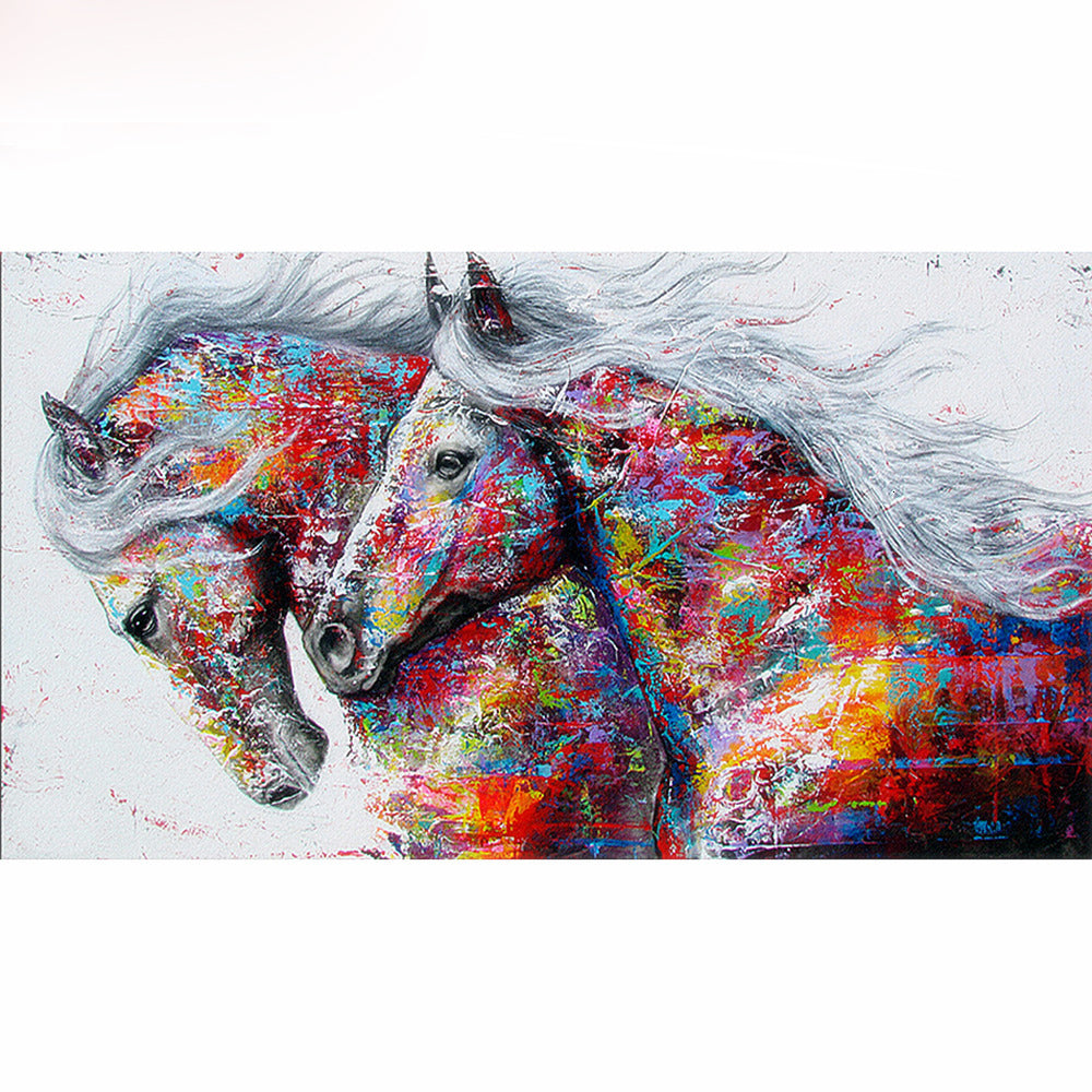 Diamond Painting Horse Kit - Art & Craft DIY Set for Living Room or Bedroom
