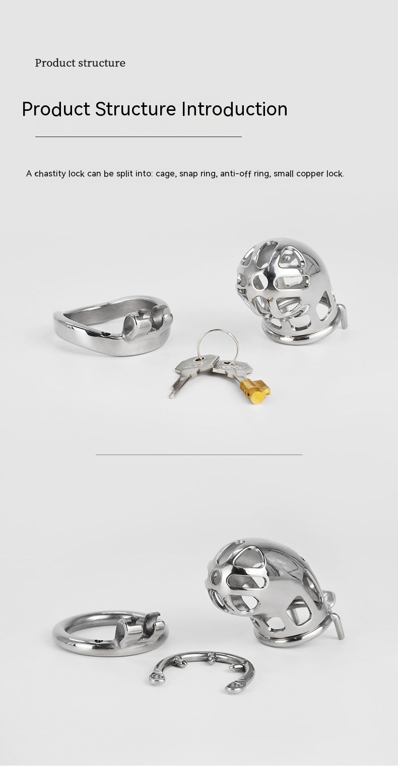 Stainless Steel Bird Cage with Adjustable Ring Size Lightweight Breathable Design