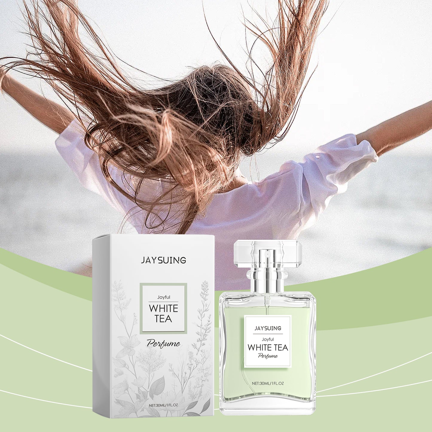 Qinghuan White Tea Perfume - Long Lasting Floral Fragrance for Women