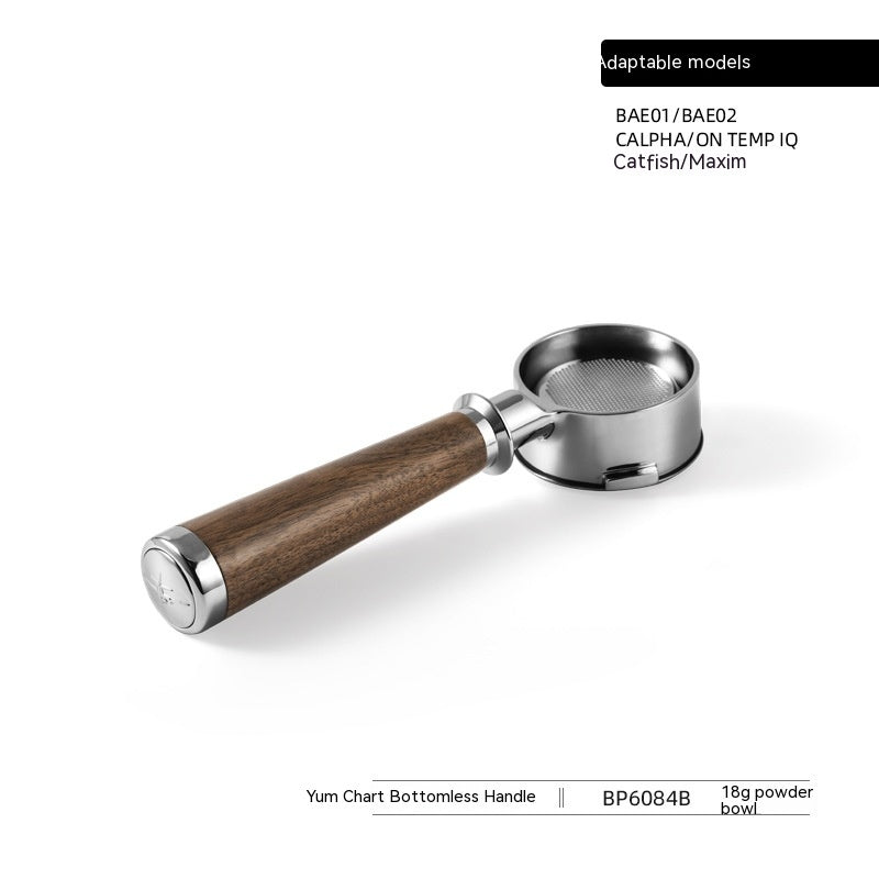 Coffee Maker Handle Accessories Set for Delonghi & More - Walnut Finish