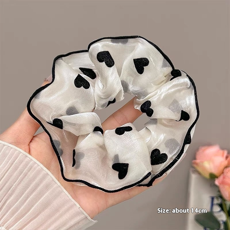 Summer Sweet Lace Scrunchie Hair Tie - Elegant Floral Hair Accessory