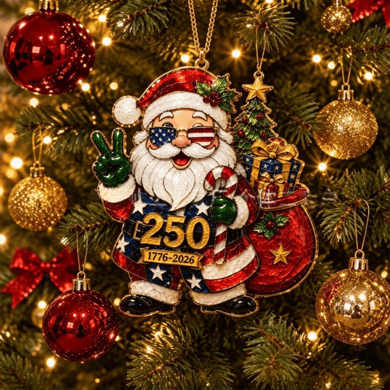 Christmas Tree Acrylic Craft Pendant - Holiday Home Decor Ornament