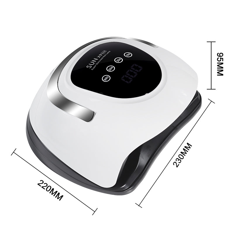 Professional UV LED Nail Lamp for Gel Polish with Automatic Sensor & 4 Timers