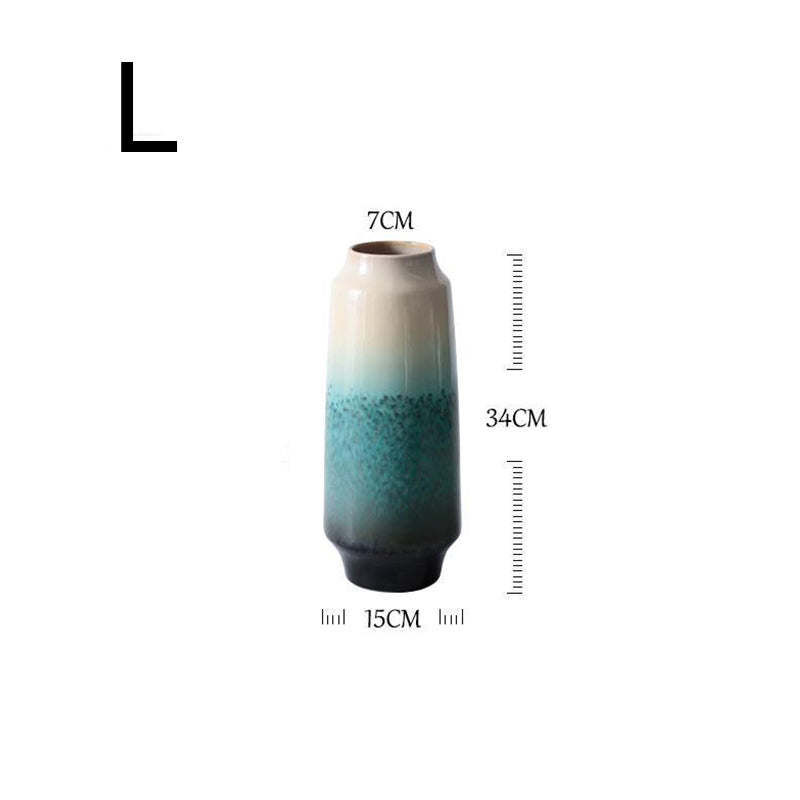 Chinese Style Ceramic Vase for Living Room Decor Multiple Sizes