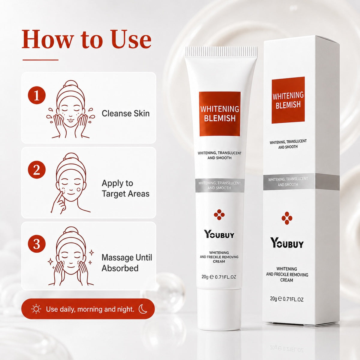 Brightening And Lightening Face Cream To Reduce Melanin