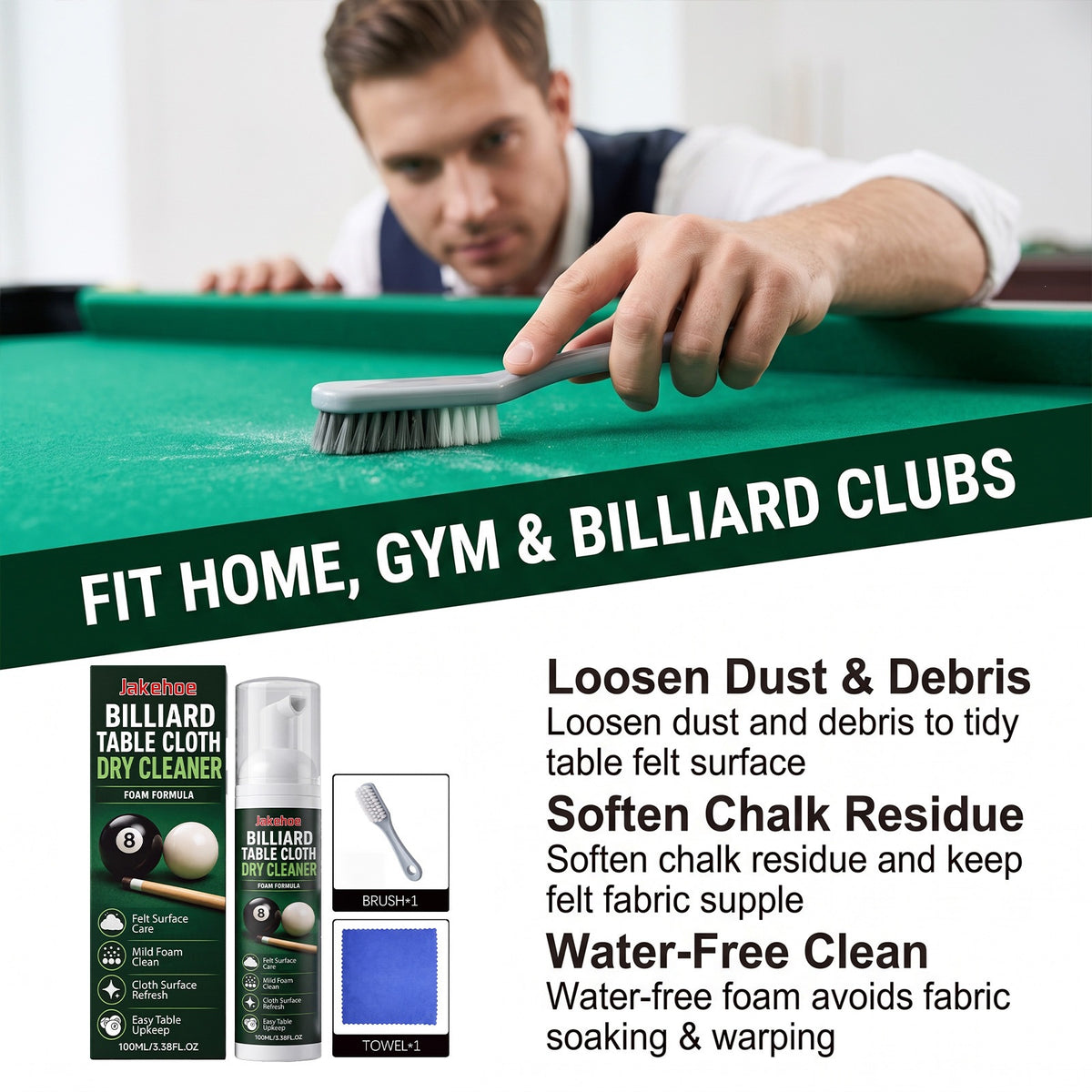Billiard Table Cloth Dry Cleaner Spray - 100ml