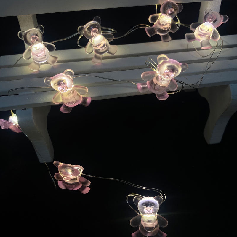 Valentine's Day LED Love Light String Wedding Decor Copper Wire Lamp