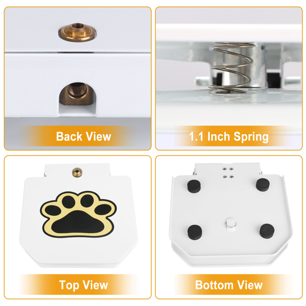 Outdoor Dog Water Fountain Paw-Controlled Drinking Dispenser - No Electricity