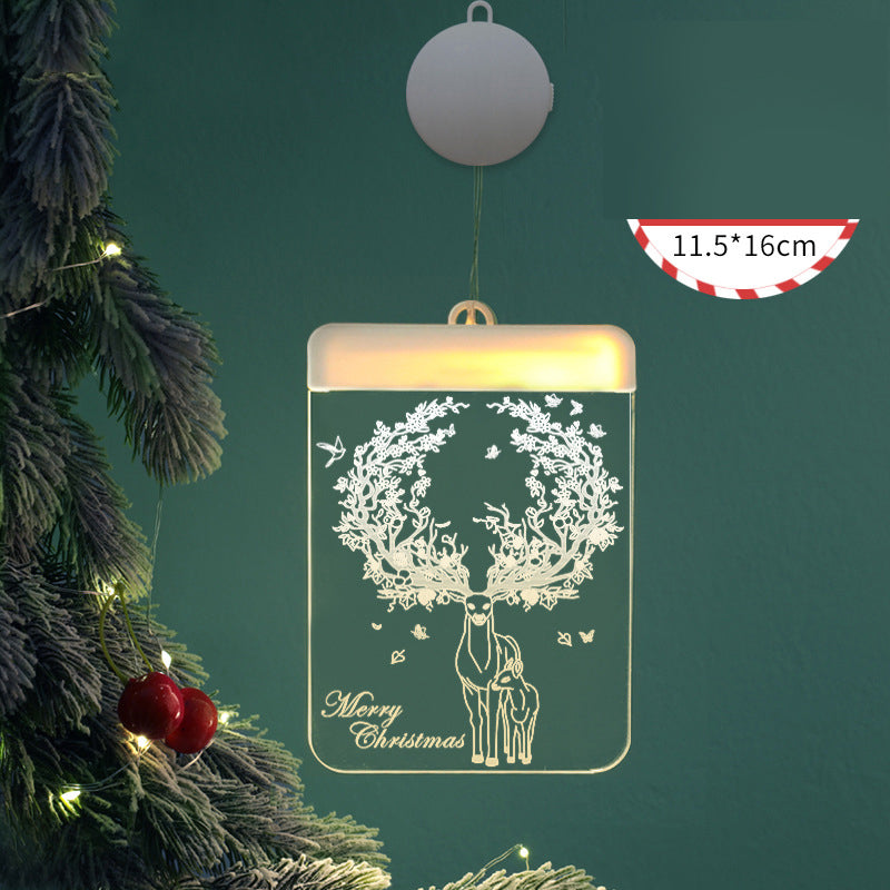 Christmas Hanging Bell and Snowflake String Lights - Festive Decor