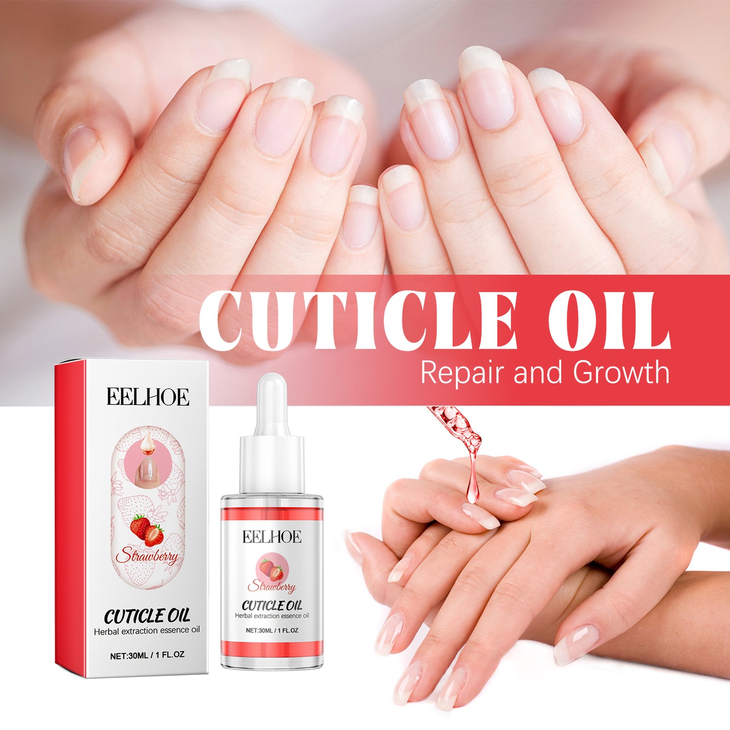 Nourishing Cuticle Oil for Nails - Moisturizing & Strengthening Treatment
