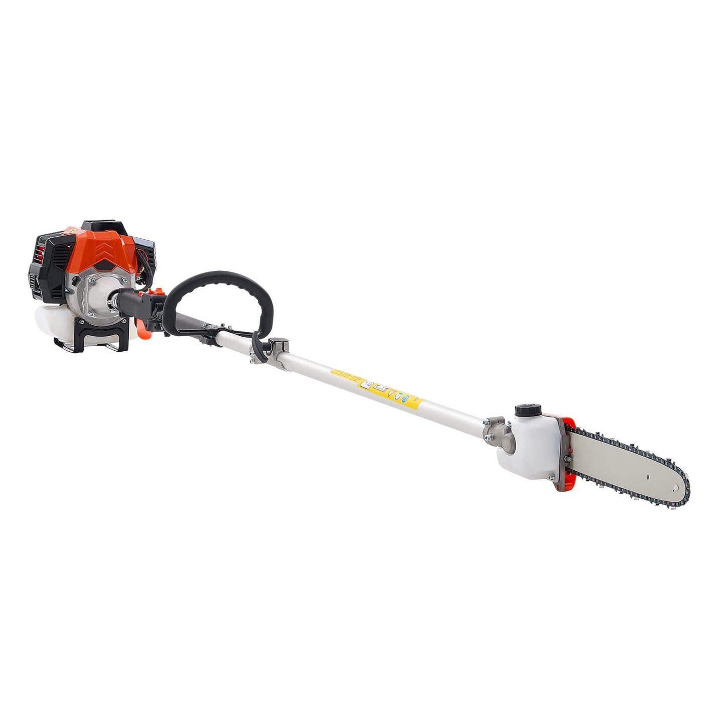 Gas Pole Saw 43CC 2-Stroke Gasoline Tree Trimmer Extendable 10-Inch Bar
