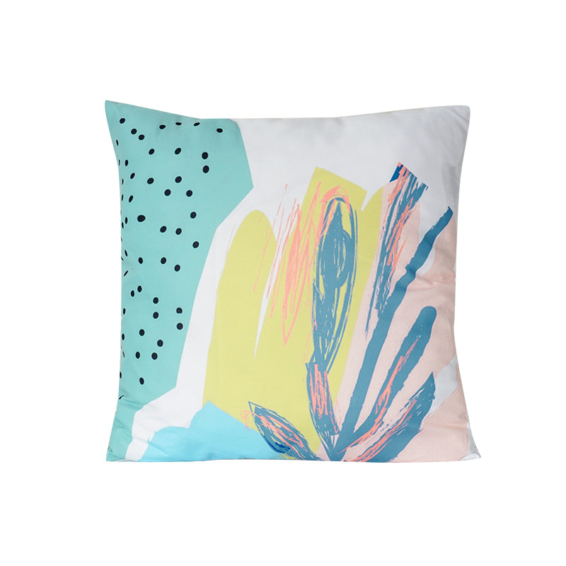 Geometric Decorative Pillowcase Set - Cotton & Polyester Cushion Cover for Living Room