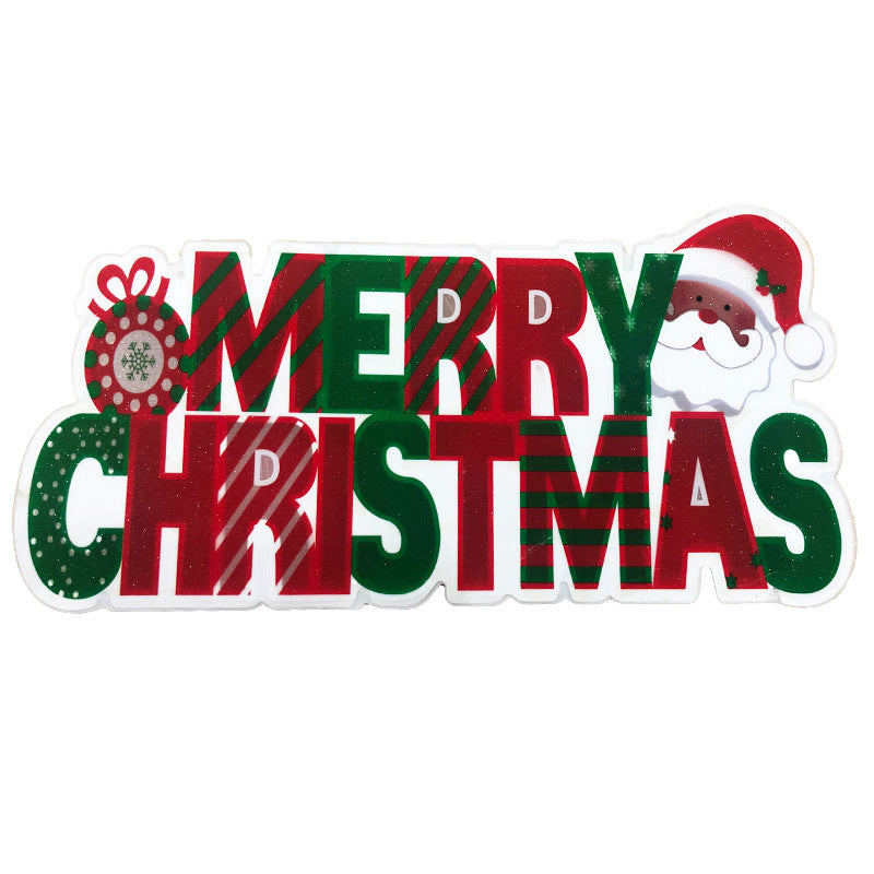 Outdoor Christmas Decoration Lights Hanging Tree Snowflake Star Lantern Set