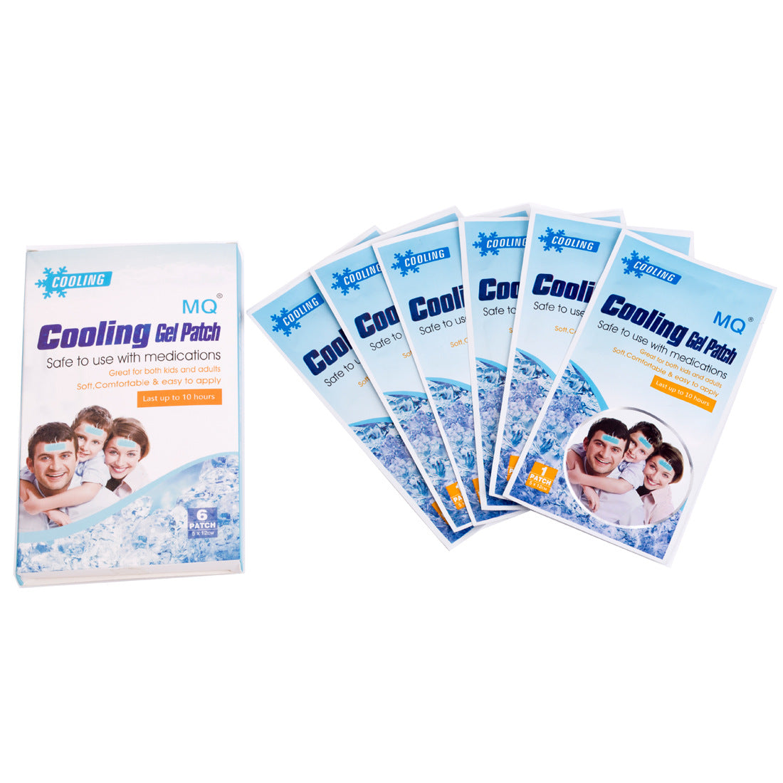 Cooling Gel Patches for Kids & Adults - 6pc Box