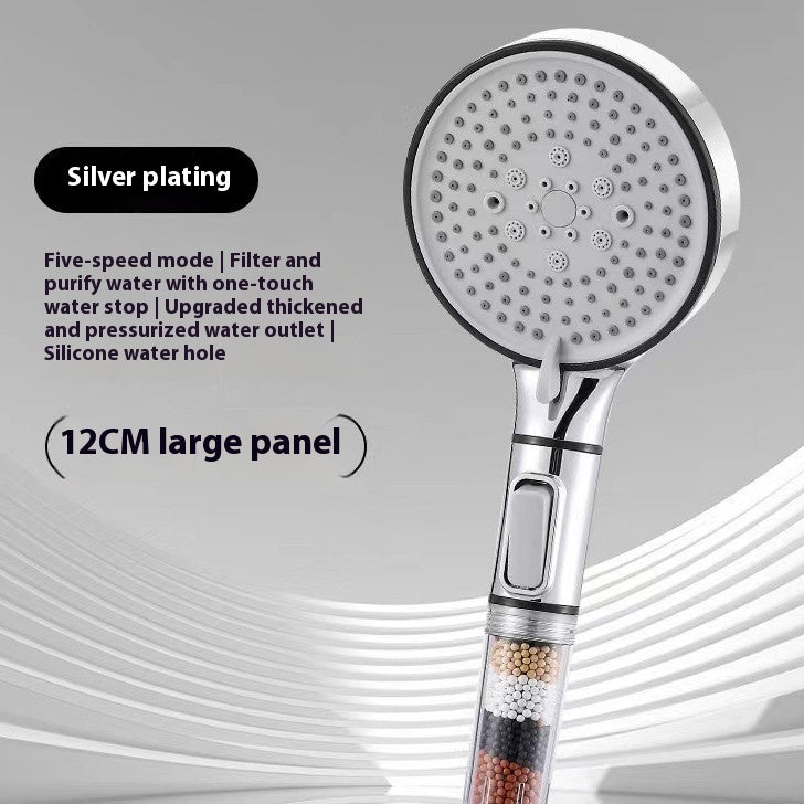 Adjustable Shower Nozzle Filter Spray for Bathroom Household