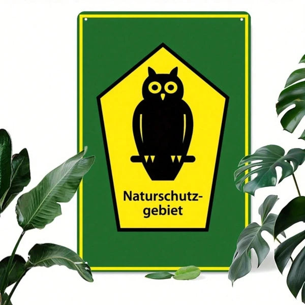 Metal Tin Wall Art Sign - 20 cm x 20 cm