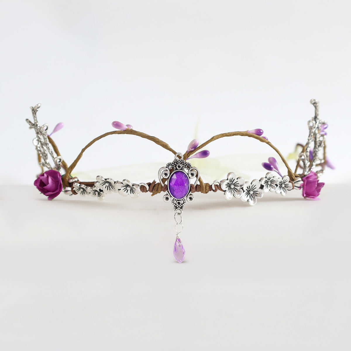 Retro Mori Style Hair Headband - Handmade Alloy