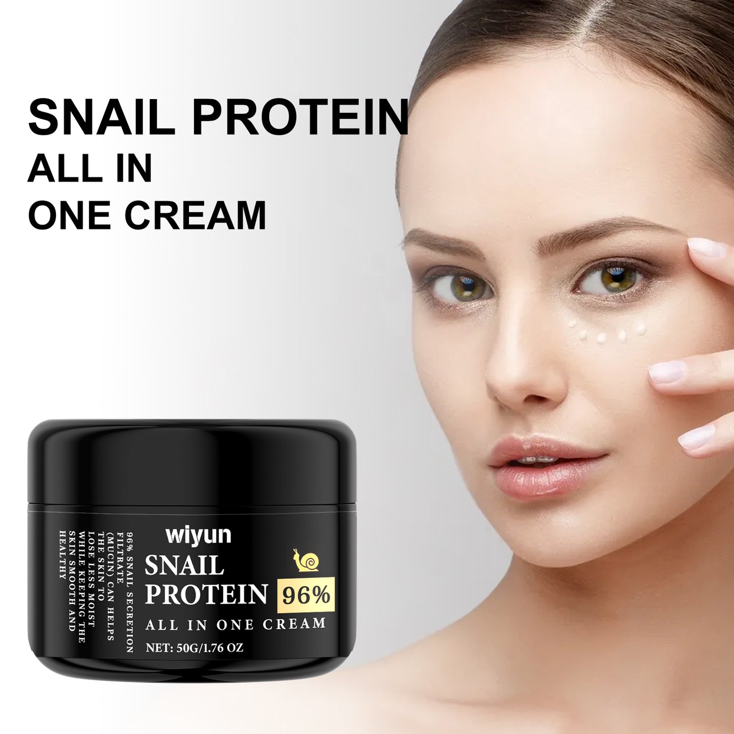 Snail Protein All-In-One Face Cream - Hydrating & Brightening Moisturizer