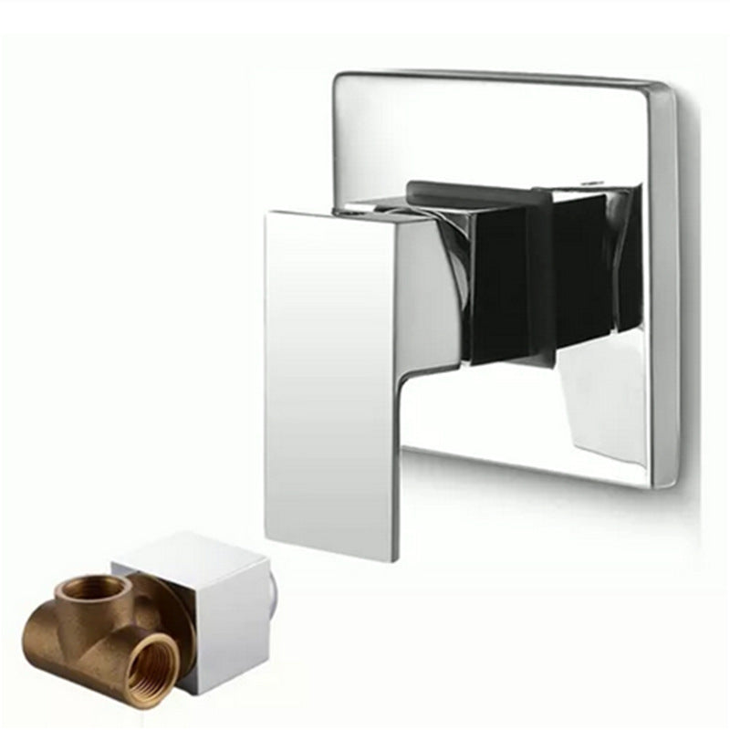Three-Way Wall-Mounted Concealed Shower Faucet - Hot & Cold Mixer