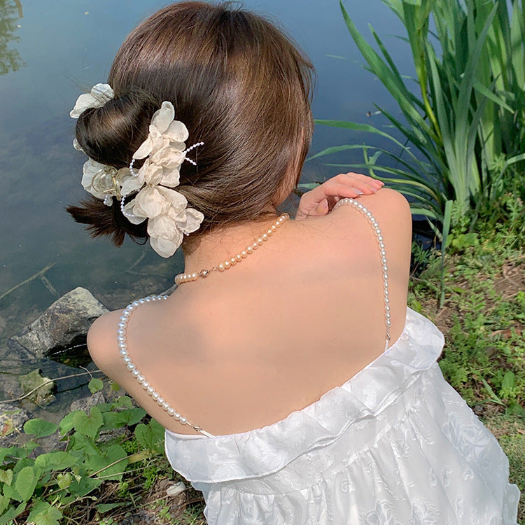 Flower Acrylic Hair Clip Grab