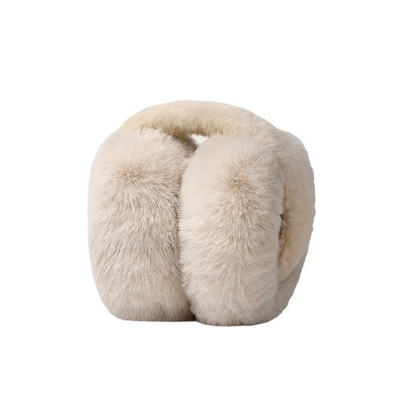 Unisex Plush Earmuffs Warm-keeping Winter Ear Cover with Adjustable Fit