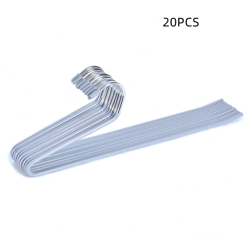 Z-Shaped Pant Rack Clothes Holder Anti-Slip Dryer Hanger for Wardrobe