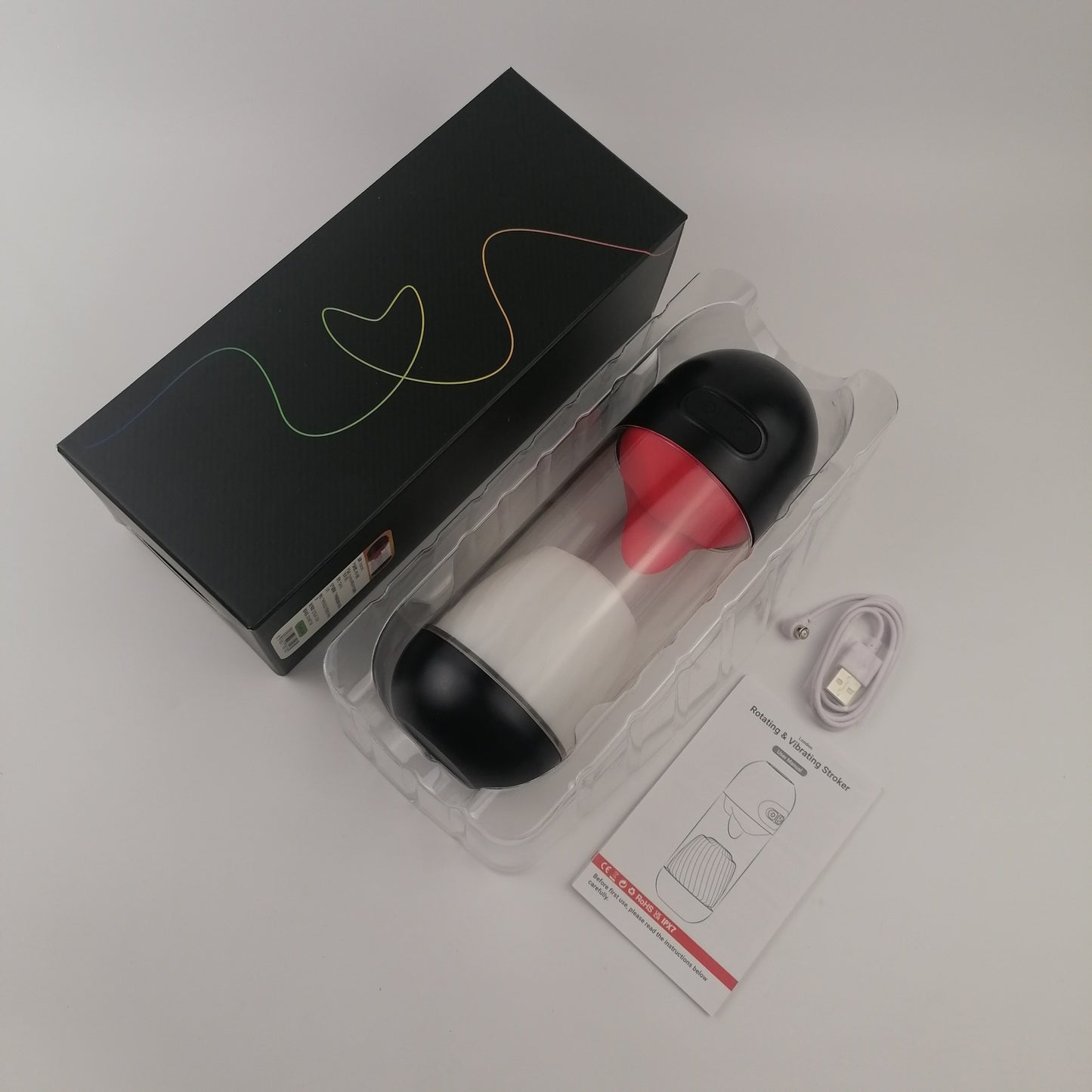 Electric Tongue Licking Rotating Vibration Cup for Adult Male Wellness