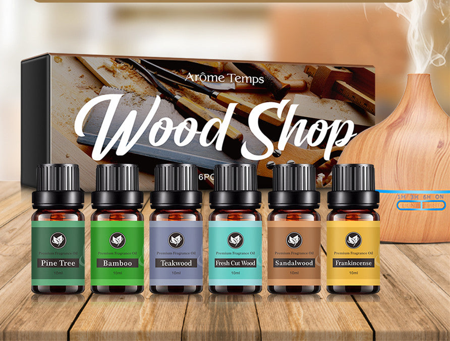 Essential Oil Set - 6 Oils, 60ml, Soothing & Purifying Aromatherapy