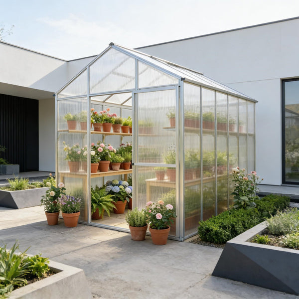 Polycarbonate Greenhouse Panels - 10 Pack, 47.2" x 23.6"