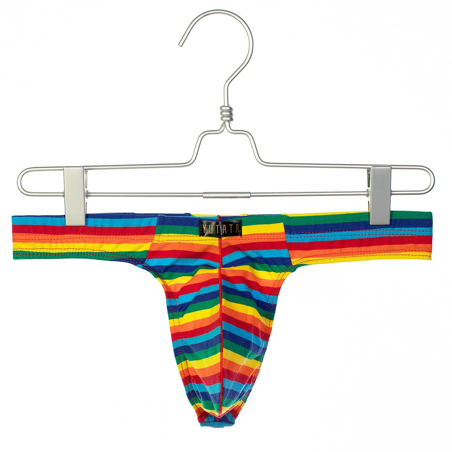 Men's Cotton Striped Low Waist Underwear Bag with Multiple Colors