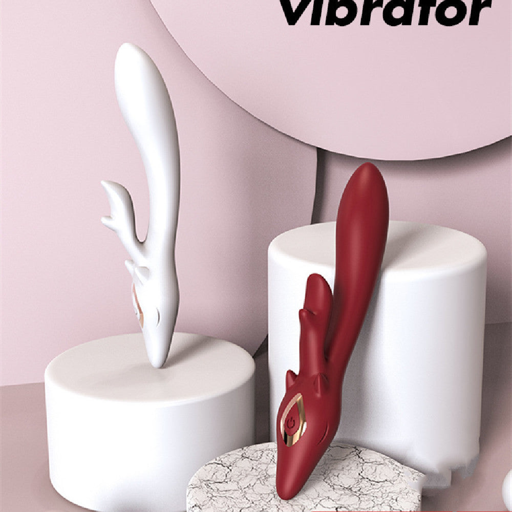 Deer Vibration Massage Toy - Flexible Silicone & ABS Relaxation Tool