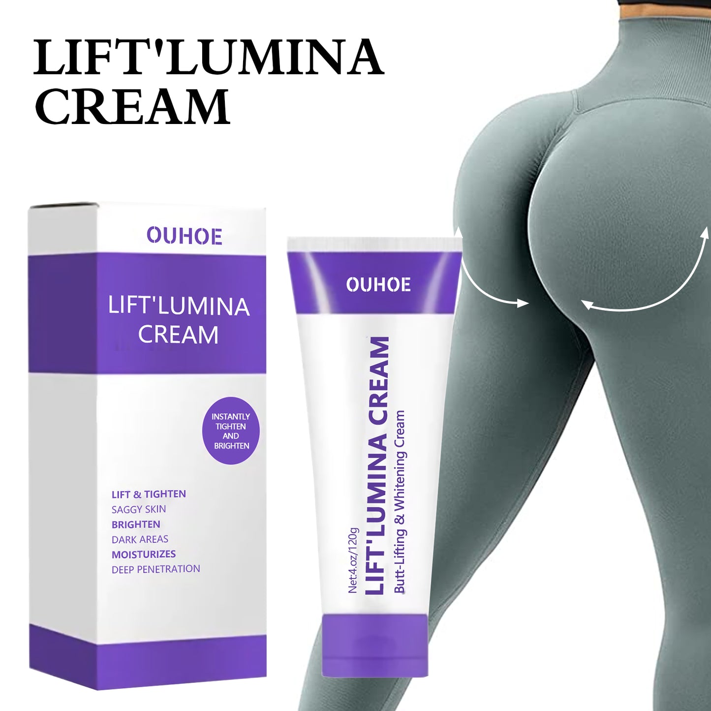 Firming Buttock Care Cream - Moisturizing Hip Enhancement Massage Lotion