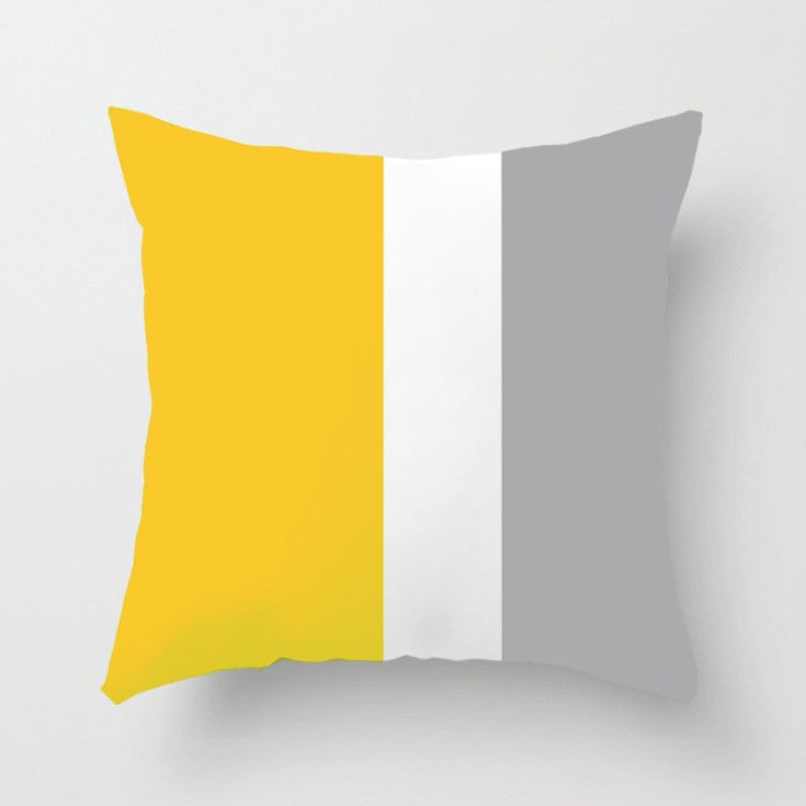Soft Stripe Sofa Pillowcase - 45x45cm Home & Office Cushion Cover