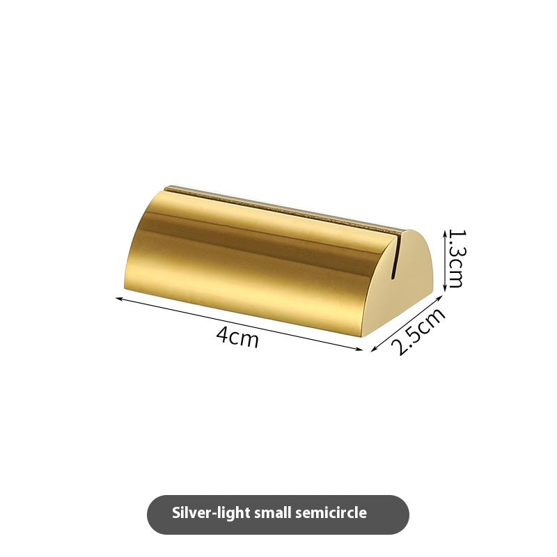 Minimalist Stainless Steel Seat Plate for Home and Garden Decor