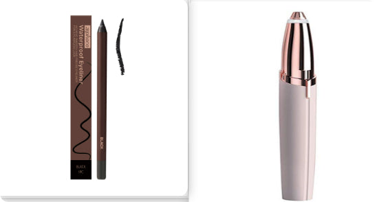 Eyebrow Hair Remover Pen - Electric Trimmer with LED Light