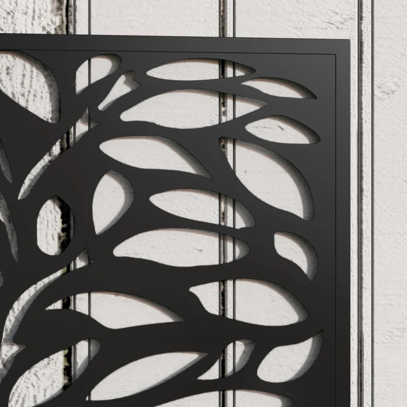 Metal Garden Bed with Trellis - Freestanding or Wall-Mounted Flower Bed for Climbing Plants
