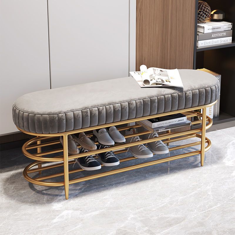 Double-Layer Walk-In Closet Shoe Bench and Rack - Multi-Size & Color Options
