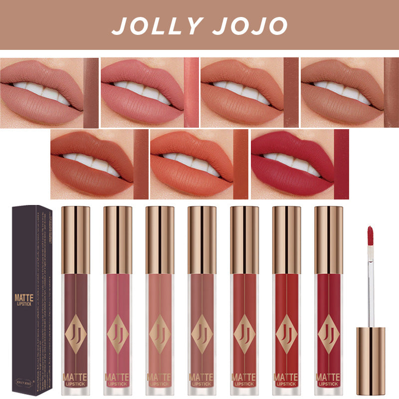 Matte Lip Gloss Moisturizing Lipstick No Stain On Cup - 4G Assorted Colors