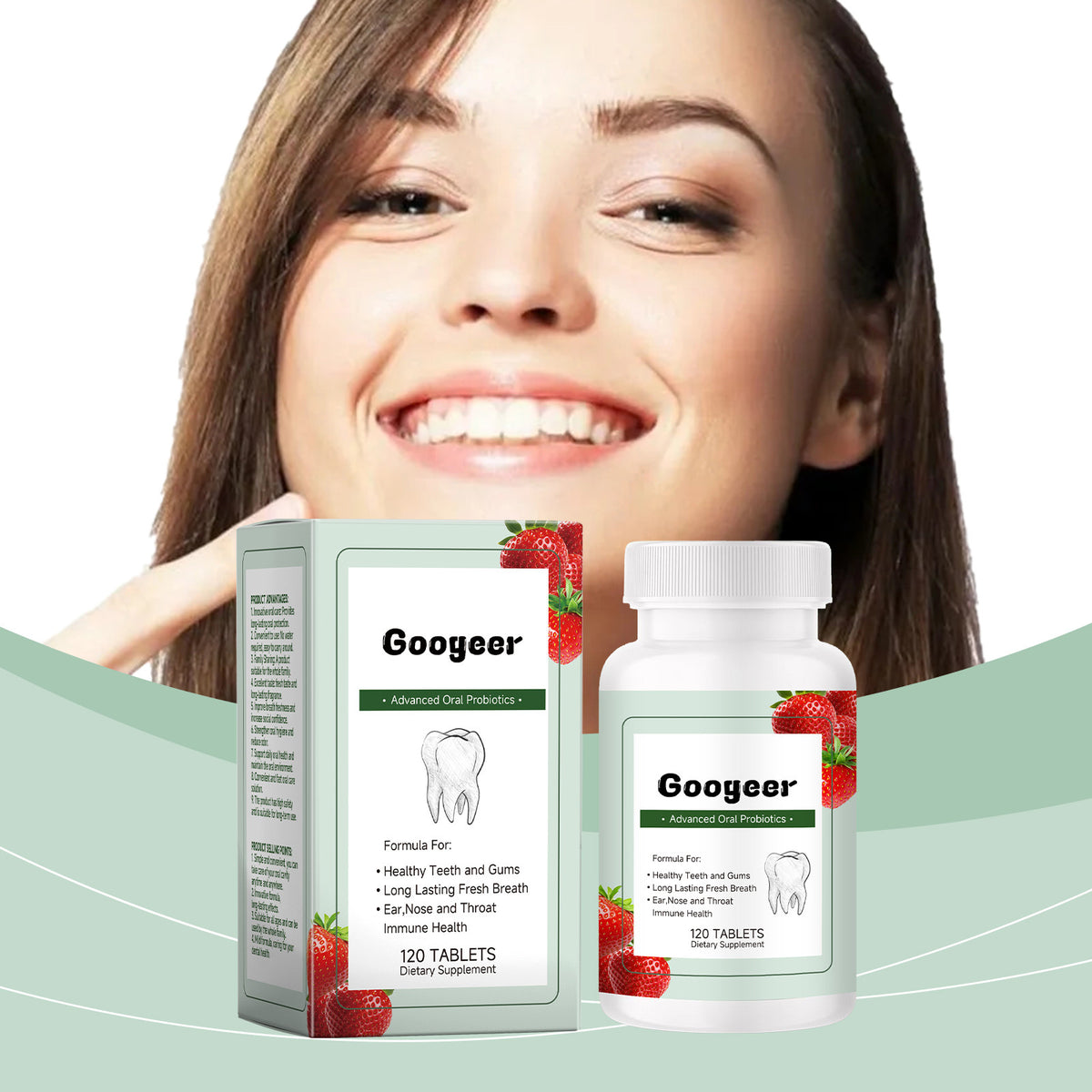 Probiotic Body Care Supplement Tablets - Gentle All-Around Health Support