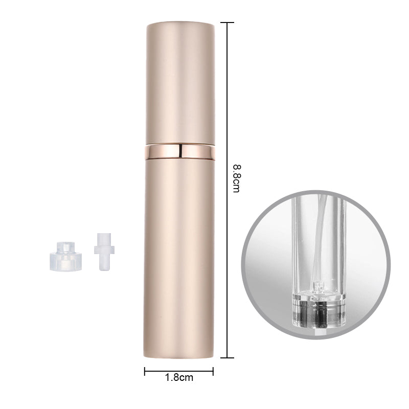 Portable Perfume Sprayer Bottle Set - Refillable Travel Atomizer with 9ML Capacity