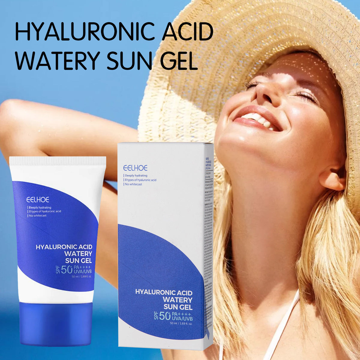 Hyaluronic Acid Sunscreen Gel SPF - 50ml